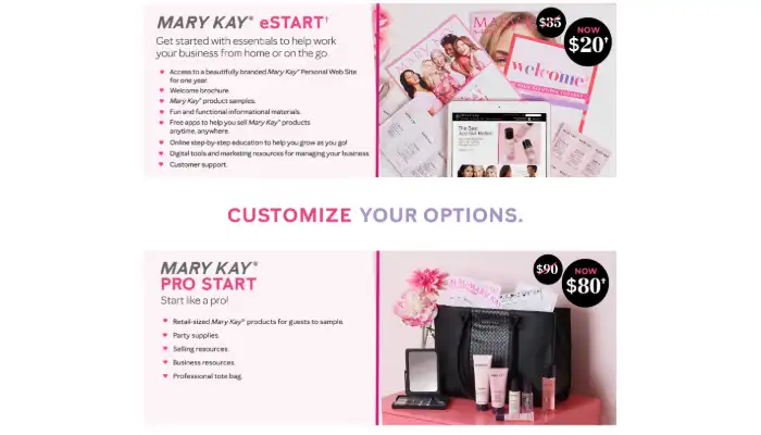 Screenshot of Mary Kay InTouch Startup Plan Screenshot of Mary Kay InTouch Startup Plan